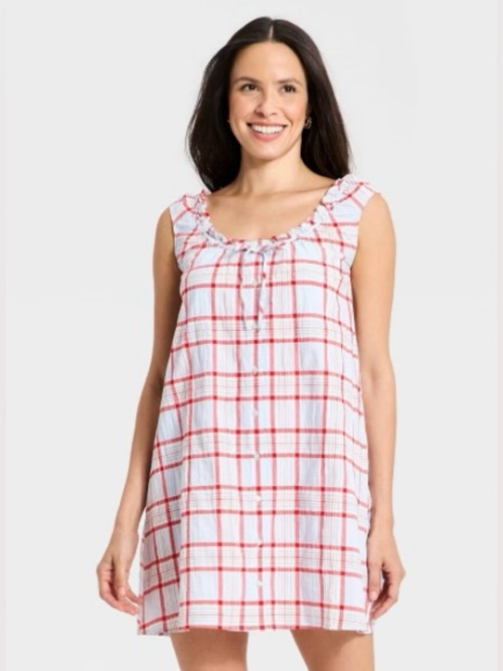 NWT Plaid Shift Dress